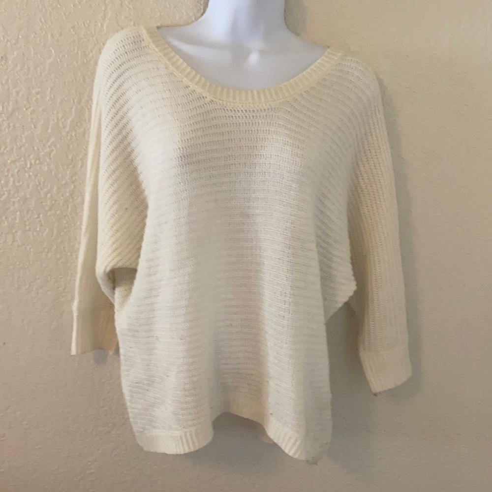 Misia cream knit top